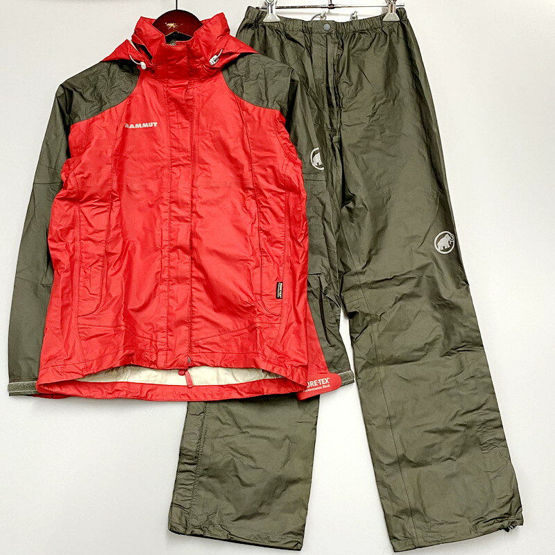 【中古】【レディース】MAMMUT GORE-TEX CLIMATE LIGHT RAIN-SUITS JP1030153 マムート ゴアテックス ..