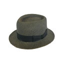 【中古】【メンズ】WACKO MARIA × TOKYO HATROOKERS PANAMA HAT ワコマリア 東京ハットロッカーズ 別注 コラボ パナマハット 帽子 サイズ：L カラー：グレー 万代Net店