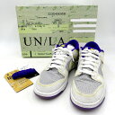 【中古】【メンズ】NIKE×UNION DUNK LOW PASSPORT PACK DJ9649-500 ナイキ ユニオン ダンク ロー パスポート パック スニーカー シューズ 靴 サイズ：27.5cm カラー：COURT PURPLE 万代Net店