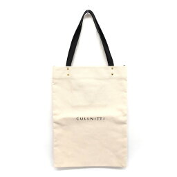 【中古】【メンズ/レディース】CULLNI × ITTI TOTE BAG クルニ イッチ STUDIOUS別注 トートバッグ 鞄 手提げ キャンバス地 サイズ：約45.5×32.5cm カラー：アイボリー系 万代Net店