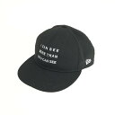 【中古】【メンズ】UNDERCOVER × NEW ERA I CAN SEE MORE YOU CAN SEE CAP アンダーカバー ニューエラ 別注 コラボ スナップバックキャップ 帽子 サイズ：F カラー：ブラック 万代Net店