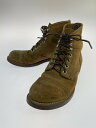 【中古】【メンズ/レディース】RED WING レッドウィング 8113 IRON RANGE BOOTS スエードレザーブーツ サイズ：USA 7 1/2 25.5cm カラー：ブラウン 万代Net店