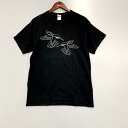 【中古】【メンズ】TR4 SUSPENSION HUMMING BIRD TEE ティーアールサスペンション ハミングバードTシャツ プリント 半袖 トップス サイズ：M カラー：ブラック 万代Net店