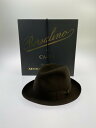 【美中古品】【メンズ/レディース】BORSALINO PER CA4LA ラビットファーハット ボルサリーノ カシラ 15周年記念数量限定モデル 帽子 カラー：ブラウン 万代Net店