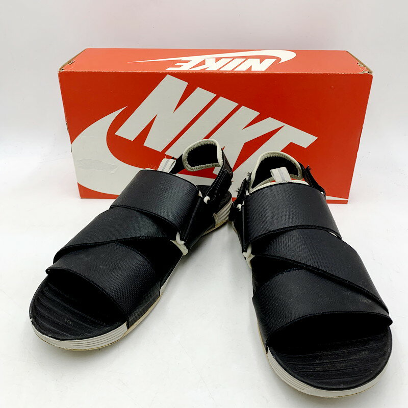 【中古】【メンズ】NIKE AIR ZIG ZAG SOLARSOFT SANDAL 579912-001 ナイキ エア ソーラーソフト ジグザグ ストラップ サンダル シューズ 靴 サイズ：29cm カラー：ブラック 万代Net店