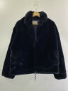 【中古】【メンズ】A(LEFRUDE)E アレフルード 18AW-BL04 エコファーブルゾン ジャケット アウター サイズ：M カラー：ネイビー 万代Net店