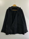 【中古】【メンズ】UNDERCOVER アンダーカバー ZIP PARKA UCZ4802 度詰裏毛 キモノ コットンジップパーカー サイズ：4 カラー：ブラック 万代Net店