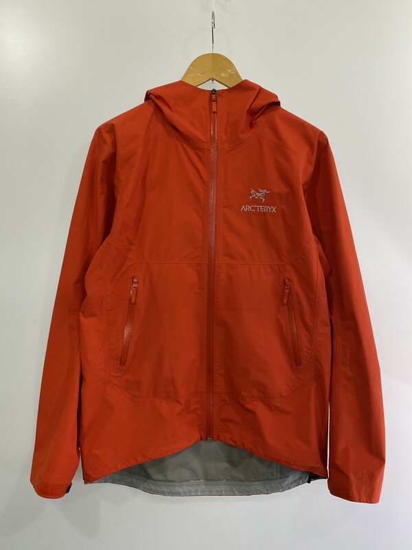 【中古】【メンズ】ARCTERYX アークテリクス 21776-122350 ZETA SL JACKET フード付き ナイロンジャケット アウター サイズ：S カラー：オレンジ 万代Net店