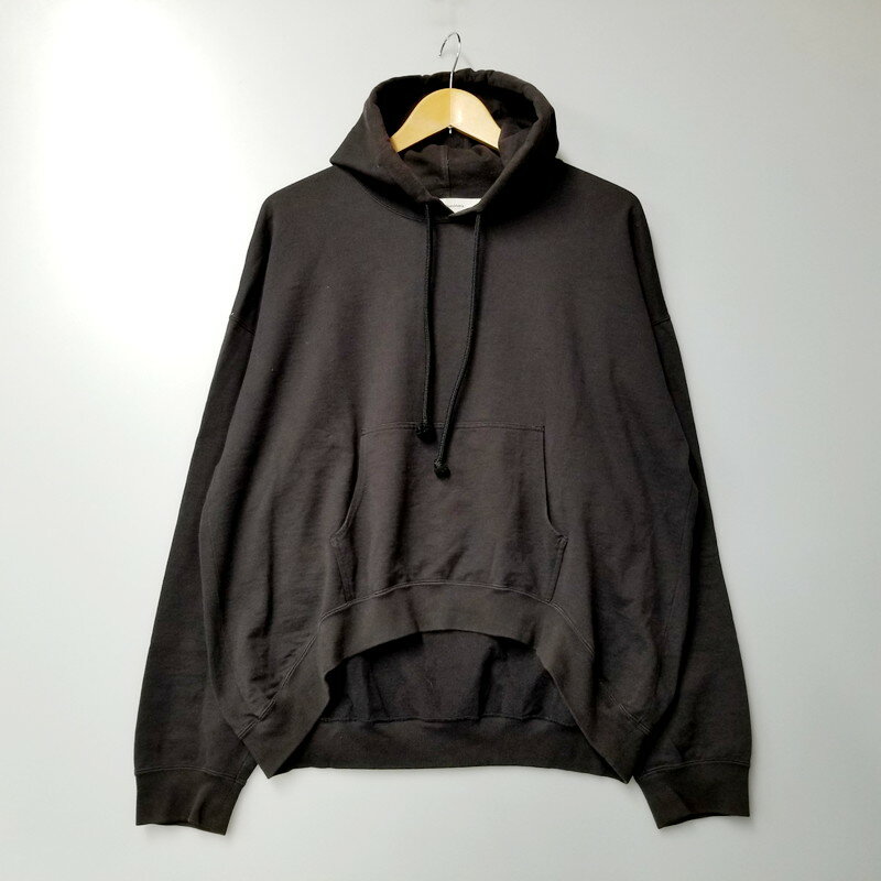 【中古】【メンズ】Sasquatchfabrix BOLERO SWEAT HOODIE 20SS-CSP-002 サスクワァッチファブリックス プルオーバーパーカー スウェット フーディ トップス サイズ：L カラー：ブラック 万代Net店