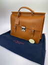 【美中古品】【メンズ/レディース】L&C BOLDRINI ボルドリーニ LEATHER BUSINESS BAG レザービジネスバッグ カバン 鞄 カラー:ブ...