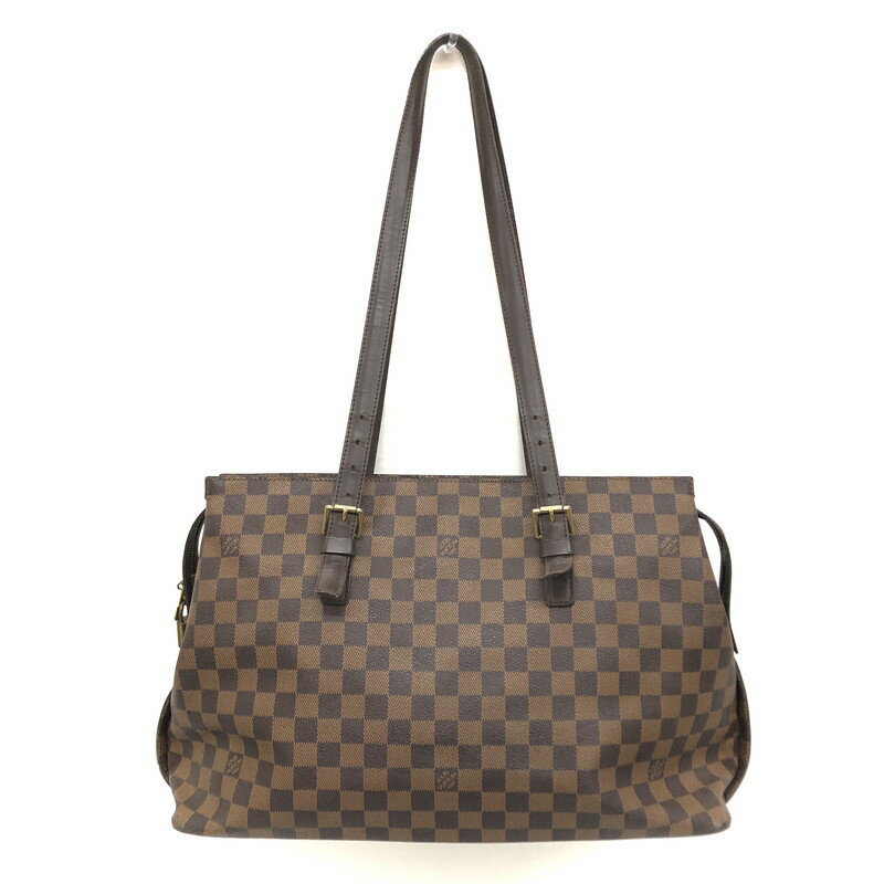 【中古】【レディース】LOUIS VUITTON ダミエ チェルシー N51119 トートバッグ 鞄 バッグ サイズ：約28×41×15cm カラー：ダミエ 万代Net店