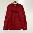 【中古】【メンズ】WACKO MARIA ワコマリア クルーネックスウェット トレーナー トップス サイズ：XL カラー：ボルドー 万代Net店