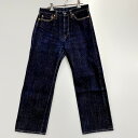 【美中古品】【メンズ】THE FLAT HEAD DENIM PANTS 8005 フラットヘッド デニムパンツ ジーンズ ボトムス サイズ：W32/L36 カラー：インディゴ 万代Net店