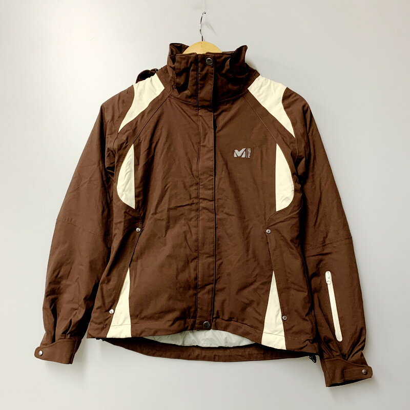 【中古】【メンズ】MILLET RIDE ON SERIES SNOW JACKET ミレー ライドオンシリーズ スノージャケット マウンテンパーカー アウター サイズ：XS カラー：茶系 万代Net店