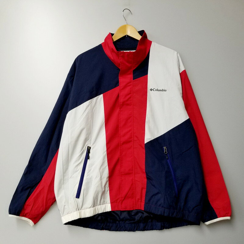 【中古】【メンズ】Columbia DOUBLE BROOK JACKET PM3403 コロンビア ダブルブルックジャケット ナイロンジャケット アウトドア アウター サイズ：XL カラー：マルチカラー 万代Net店