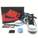 【中古】【メンズ】NIKE AIR JORDAN 1 RETRO HIGH OG UNIVERSITY BLUE 555088-134 ナイキ エア ジョーダン 1 レトロ ハイ オリジナル ユニバーシティーブルー スニーカー 靴 サイズ：26.5cm US 8.5 カラー：WHITE/BLACK-UNIVERSITY BLUE 万代Net店