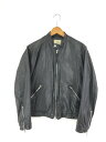 【中古】【メンズ】BEAUTY YOUTH UNITED ARROWS LEATHER SINGLE RIDERES JACKET 1225-199-6026 B Y ビューティアンドユース ユナイテッドアローズ レザーシングルライダースジャケット アウター サイズ：M カラー：ブラック 万代Net店