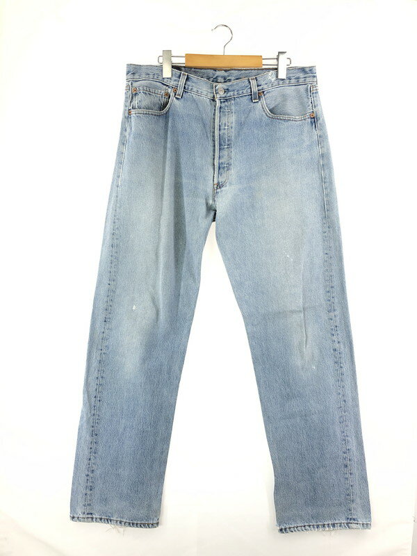 【中古】【ジャンク品/難有り品】【メンズ】LEVI'S 90's 501 DENIM PANTS 501-0193 リーバイス 90年代 501 デニムパンツ ボトムス サイズ:36 カラー:ライトインディゴ 万代Net店 157-240121-kk-30-tag