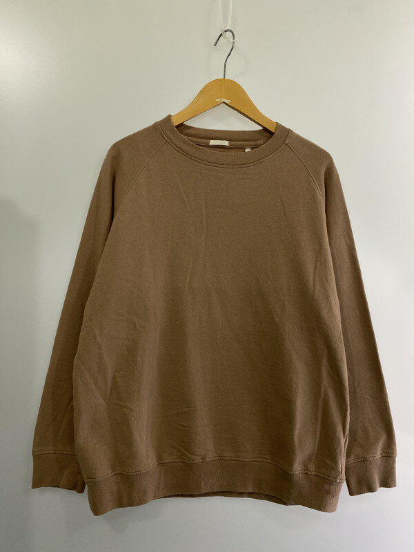 【中古】【メンズ】COMOLI コモリ RAGLAN SWEAT L03-05003 インレイ起毛長袖クルー コットンラグランスウェット サイズ：1 カラー：サーモンピンク系 万代Net店