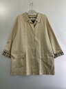 【中古】【レディース】BURBERRY SOUTIEN COLLAR COAT バーバリー イングランド製 ステンカラーコート アウター サイズ：不明 カラー：ベージュ 万代Net店