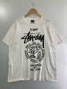 【中古】【メンズ】STUSSY MARC JACOBS 40TH ANNIVERSARY WORLD TOUR TEE ステューシー マーク・ジェイコブス 40周年 ワールドツアー Tシャツ 半袖トップス サイズ：L カラー：ホワイト 白 万代Net店