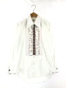 【中古】【メンズ】AFTER SIX VINTAGE FRILL DRESS SHIRT アフターシックス ヴィンテージ フリルドレスシャツ 長袖 トップス サイズ：32 カラー：ホワイト 万代Net店