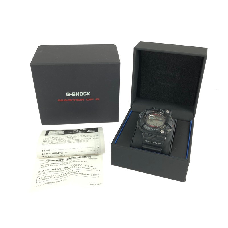 šۡڥ󥺡CASIO G-SHOCK MASTER OF G-SEA FROGMAN GWF-1000-1JF TOUGHSOLAR...