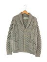 【中古】【メンズ】INVERALLAN WOOL SHAWL COLLER CARDIGAN インバーアラン ウール ショールカラー カーディガン トップス サイズ：表記なし 下記参照 カラー：グレー系 万代Net店