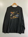 【中古】【メンズ】HARLEY DAVIDSON 90S LONG SLEEVE T-SHIRT ハーレーダビッドソン ロングスリーブ Tシャツ 長袖トップス サイズ：3XL カラー：グレー系 万代Net店