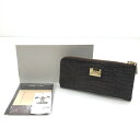 【美中古品】【レディース】LEATHER JEWELS L字ファスナー ロングウォレット 19R52A レザージュエルズ 長財布 サイズ:約9.5×20×1.5...