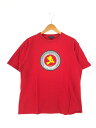 【中古】【メンズ】Tezuka Productions ASTRO BOY S/S PRINT TEE AB-0304 手塚プロダクションズ アストロボーイ 鉄腕アトム ショートスリーブ プリント Tシャツ 半袖 トップス サイズ：L カラー：レッド 万代Net店