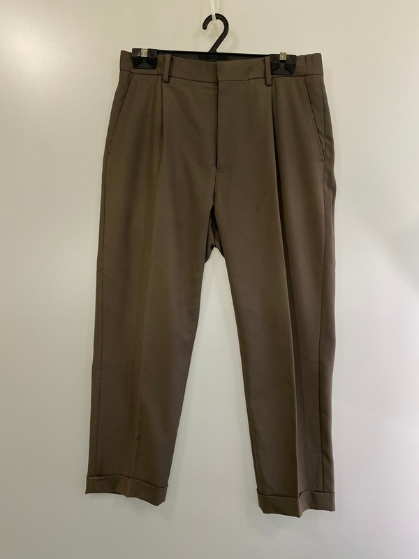 yÁzyYzWACKO MARIA R}A PLEATED TROUSERS ERMENEGILDO ZEGNA FABRIC E[pc {gX TCYFL J[FO[ NetX