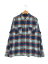 【中古】【メンズ】STUDIO SEVEN L/S FLANNEL CHECK SHIRT 70864100 スタジオセブン ロングスリーブ フランネルチェックシャツ 長袖 トップス サイズ：XL カラー：マルチカラー 万代Net店