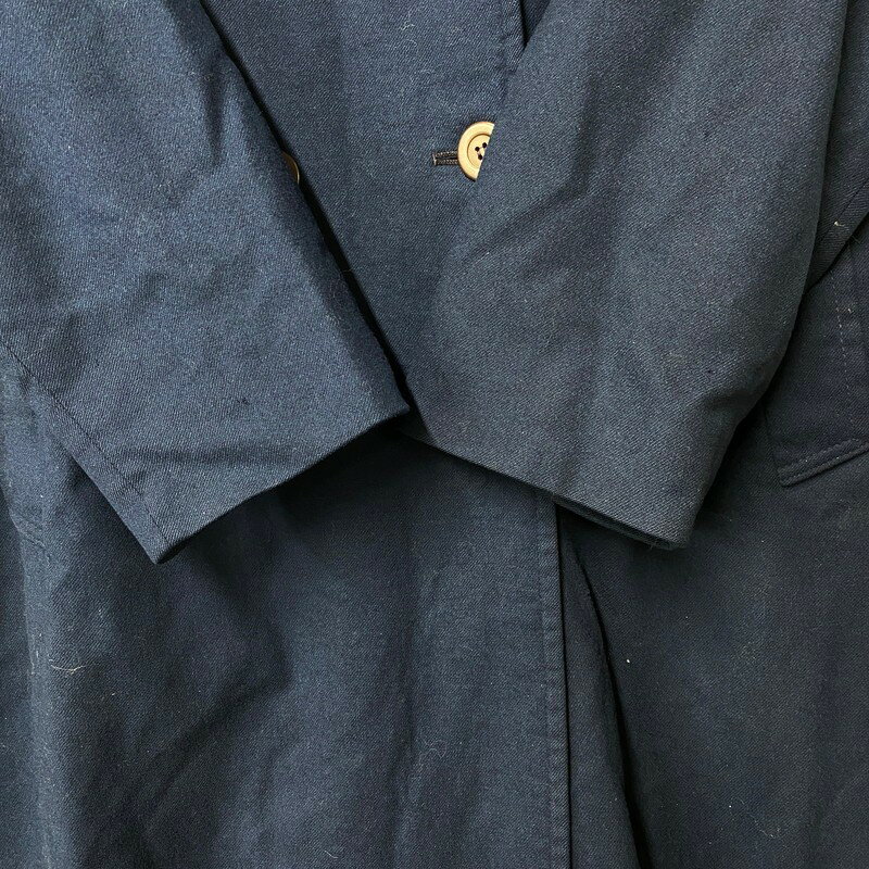 【中古】【メンズ】PENDLETON ペンドルトン 70'S ロングコート アウター 古着 サイズ：18 カラー：ネイビー 万代Net店 146-240219-mk-41-izu