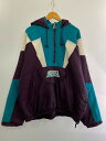 【中古】【メンズ】STARTER MIGHTY DUCKS ANORAK PARKA スターター アノラックパーカー アウター サイズ：XL カラー：パープル/グリーン/ホワイト 万代Net店