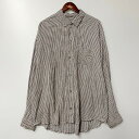 RUFFERA CLOTHING 90S RAYON CHECK SHIRT メキシコ製 レーヨン チェックシャツ トップス 古着 サイズ：XXL カラー：茶系 万代Net店