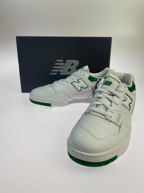 【美中古品】【メンズ】New Balance SNEAKER BB550SWB ニューバランス ローカット スニーカー 靴 サイズ：28.0cm カラー：WHITE/GREEN ..