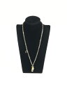 【中古】【メンズ】Christian Dior TOTEM PENDANT NECKLACE クリスチャンディオールトーテムペンダントネックレス アクセサリー サイズ：チェーン 全長約57.5cm 幅 約3mm トップ 約30×10mm カラー：シルバー/ゴールド 万代Net店