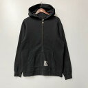 SOFT MACHINE HOWL HOWL ZIP UP SWEAT HOODED PARKA ソフトマシーン ジップパーカー スウェット フーディ サイズ：XL カラー：ブラック 黒 万代Net店