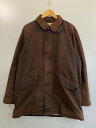 【中古】【メンズ】BURBERRY BURBERRYS 80S HALF COAT バーバリー ハーフコート ジャケット アウター 第一ボタン欠損 サイズ：48 カラー：ブラウン系 万代Net店