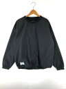 【中古】【メンズ】WTAPS 21SS SMOCK L/S NYCO. WEATHER 211BRDT-SHM04 ダブルタップス ロングスリーブ スモック プルオーバーシャツ 長袖 トップス サイズ：X 02 カラー：ブラック 黒 万代Net店