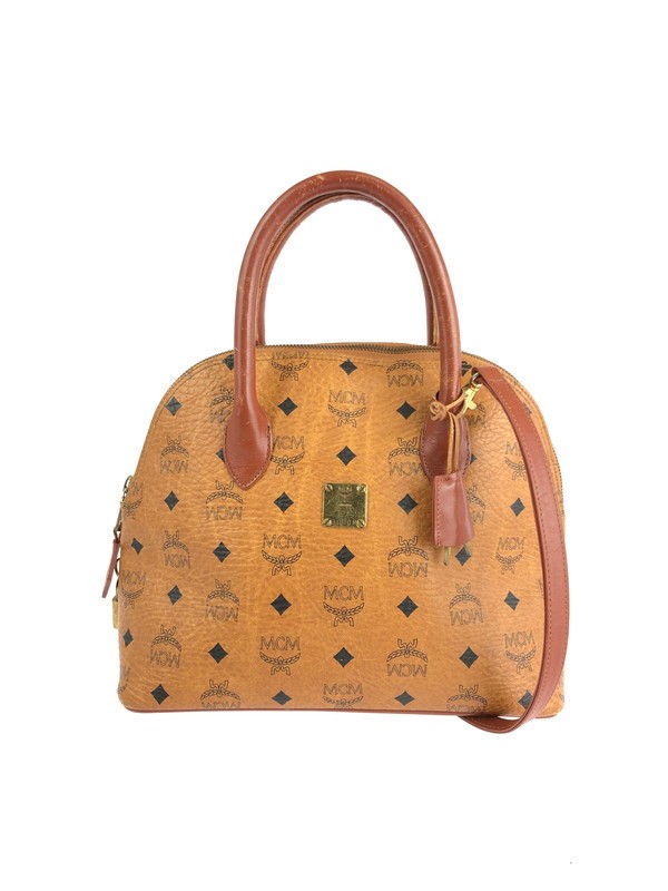 【中古】【レディース】MCM VISETOS 2WAY SHOULDER BAG エムシーエム ヴィセトス 2WAY ショルダーバッグ カバン ハンドバッグ サイズ：..