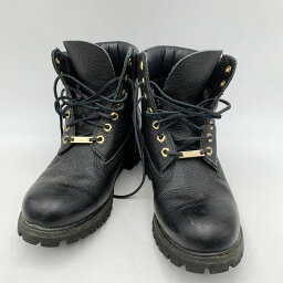 【中古】【メンズ】Timberland BLACK HORWEEN FOOTBALL LEATHER 6INC PREMIUM BOOT A176B ティンバーランド 6インチ プレミアムブーツ ブラック ホーウィン フットボール レザー 靴 サイズ：28cm 万代Net店