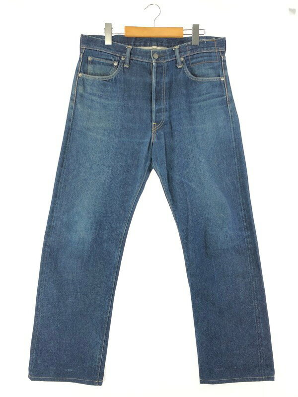 【中古】【メンズ】visvim SOCIAL SCULPTURE DENIM PANTS 01R ビズビム ヴィズヴィム ソーシャルスカルプチャー デニムパンツ ボトムス サイズ：36 カラー：インディゴ 万代Net店