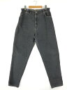 【中古】【メンズ】LEE 90's BLACK DENIM PANTS USA製 リー 90年代 ブラックデニムパンツ 先染め ボトムス サイズ：16/MEDIUM カラー：ブラック 万代Net店