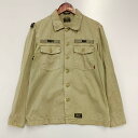 【中古】【メンズ】WTAPS BUDS L/S SHIRT 132GWDT-SHM03 ダブルタップス ミリタリーシャツ 長袖 トップス サイズ：2 カラー：カーキ 万代Net店