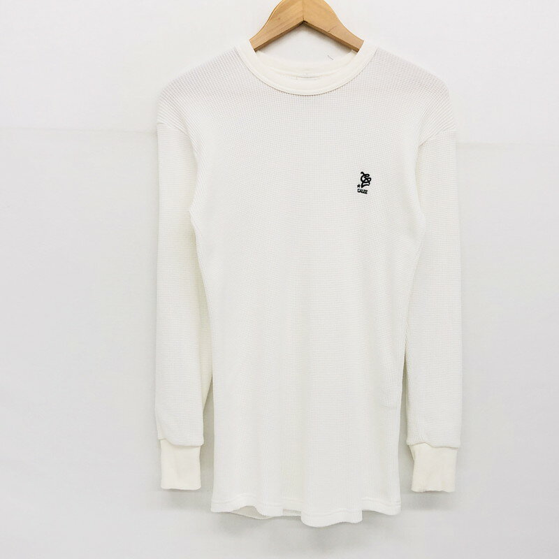 【中古品】【メンズ】 CALEE キャリー ワッフルTシャツ 長袖 トップス 145-240411-hn-05-fur サイズ:S カラー:ホワイト 万代Net店