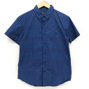 【現状渡し品】【メンズ】 FRED PERRY フレッドペリー S/S SHIRT F4280 半袖 シャツ ボーダー柄 トップス 141-240510-rs-06-fur サイズ:S カラー:ブルー 万代Net店(4)