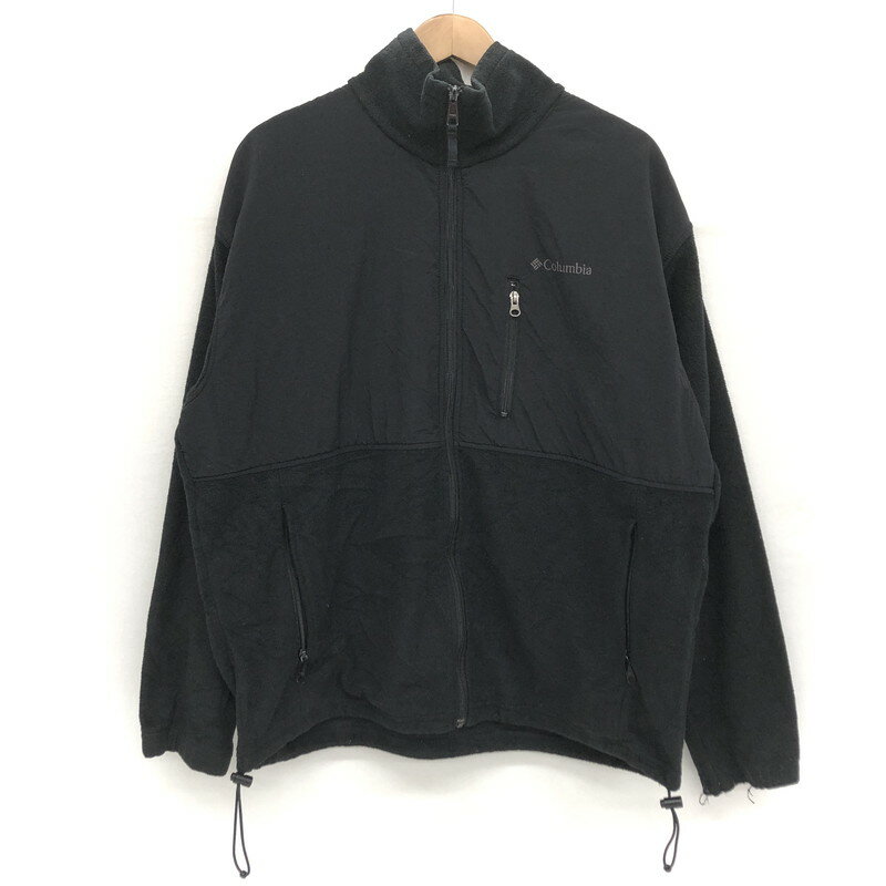 【中古】【メンズ】 Columbia コロンビア FULL ZIP FLEECE JACKET XM6846 フルジップ フリース ジャケット アウター ヴィンテージ系 アウトドア系 146-240530-rs-05-fur サイズ：XL カラー：ブラック 万代Net店