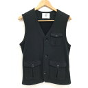 【中古品】【メンズ】 Burner バーナー SWEAT VEST スウェットベスト ジレ トップス 140-240703-rs-02-fur サイズ:L カラー:ブラック 万代Net店(4)